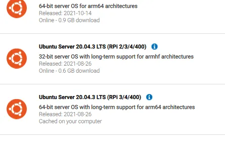List of Ubuntu builds for Raspberry Pi