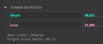 Terrain Definition setup